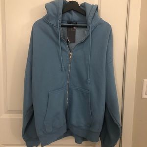 Brandy Melville blue zipper jacket New with Tag